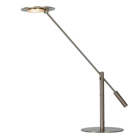 ANSELMO - Lampe de bureau - LED Dim. - 1x9W 3000K - Chrome Dépoli