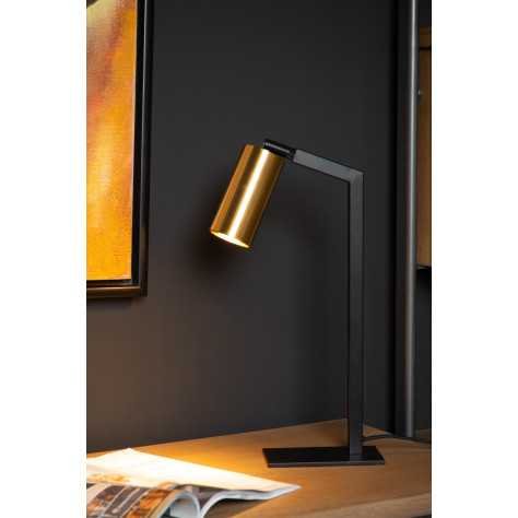 SYBIL - Lampe de bureau - 1xGU10 - Noir