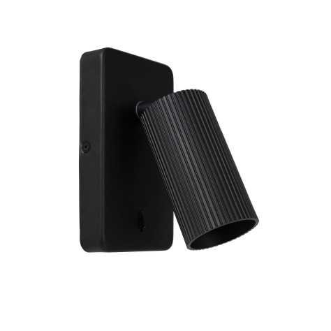 CLUBS - Lampe de chevet / Applique mural - 1xGU10 - Noir