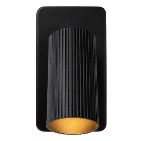 CLUBS - Lampe de chevet / Applique mural - 1xGU10 - Noir
