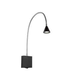BUDDY - Lampe de chevet / Applique mural - LED - 1x4W 4000K - Noir