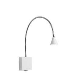 BUDDY - Lampe de chevet / Applique mural - LED - 1x4W 4000K - Blanc