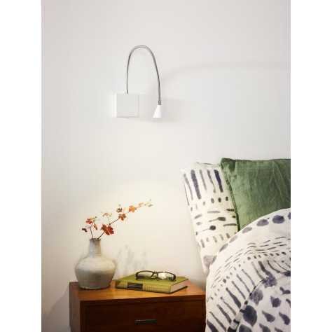BUDDY - Lampe de chevet / Applique mural - LED - 1x4W 4000K - Blanc