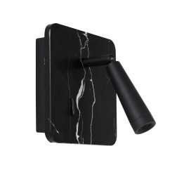 OREGON - Lampe de chevet / Applique mural - LED - 1x4W 3000K - Point de rechargement USB - Noir 2