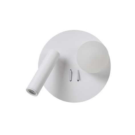 MATIZ - Lampe de chevet / Applique mural - LED - 1x3,5W 3000K - Point de rechargement USB - Blanc