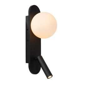 KELLY - Lampe de chevet / Applique mural - LED - 1x3,5W 3000K - Noir