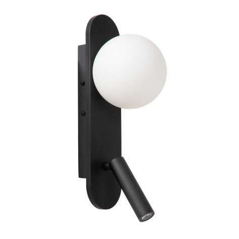 KELLY - Lampe de chevet / Applique mural - LED - 1x3,5W 3000K - Noir