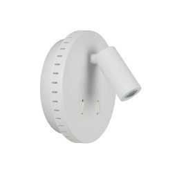 BENTJER - Lampe de chevet / Applique mural - Ø 14 cm - LED - 3000K - Blanc 2