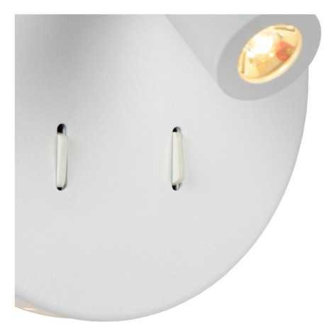 BENTJER - Lampe de chevet / Applique mural - Ø 14 cm - LED - 3000K - Blanc