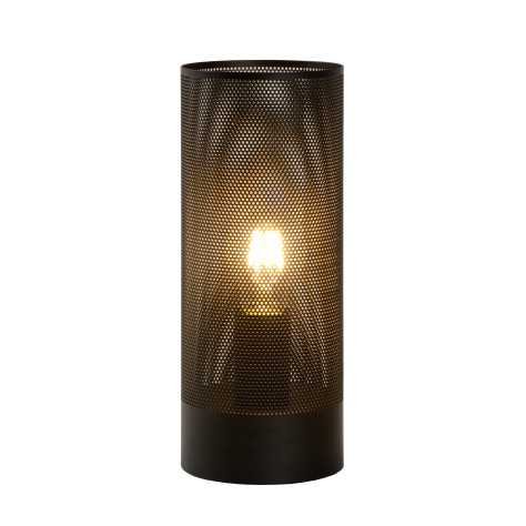 BELI - Lampe de table - Ø 12 cm - 1xE27 - Noir