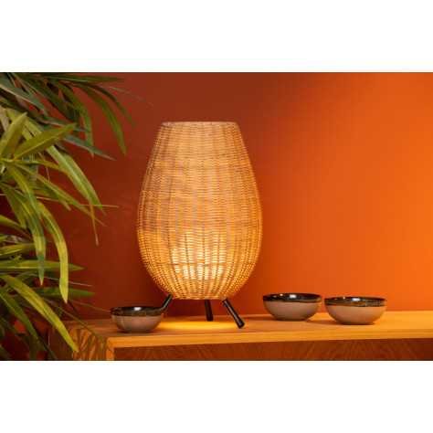 COLIN - Lampe de table - Ø 22 cm - 1xG9 - Naturel