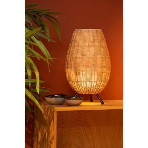 COLIN - Lampe de table - Ø 22 cm - 1xG9 - Naturel