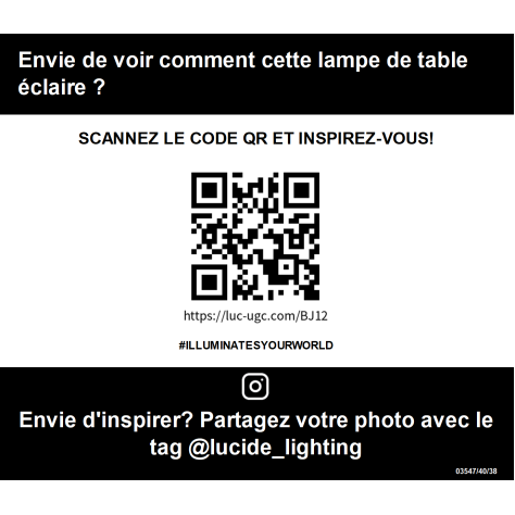 CORINA - Lampe de table - Ø 40 cm - 1xE27 - Crème