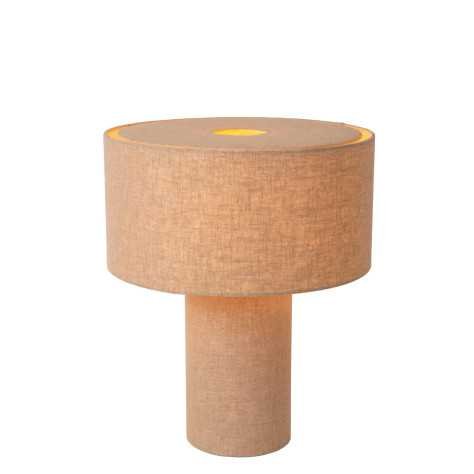 LEEROY - Lampe de table - 1xE27 - Taupe