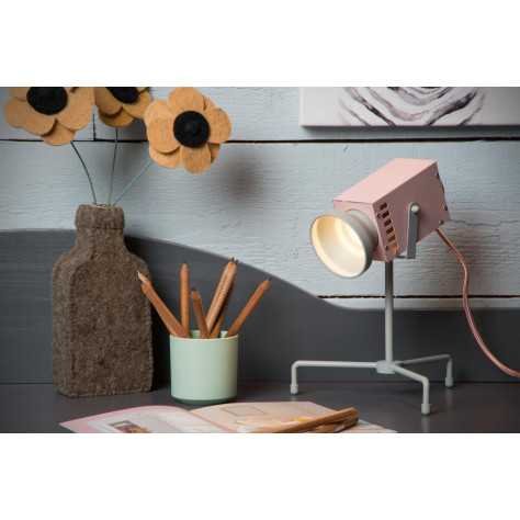 BEAMER - Lampe de table Chambres d'enfant - LED - 1x3W 3000K - Rose