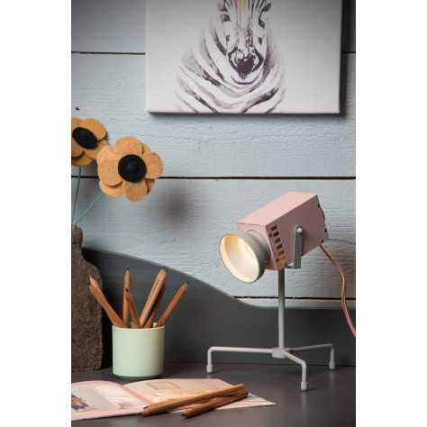 BEAMER - Lampe de table Chambres d'enfant - LED - 1x3W 3000K - Rose
