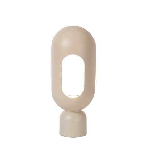 BARRIS - Lampe de table - 1xE27 - Taupe