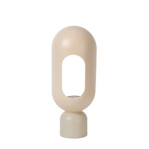 BARRIS - Lampe de table - 1xE27 - Taupe