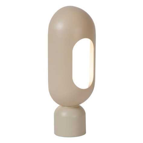 BARRIS - Lampe de table - 1xE27 - Taupe