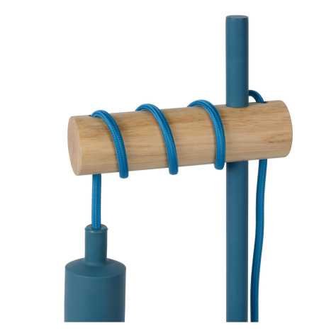 POLA - Lampe de table Chambres d'enfant - Ø 15 cm - 1xE27 - Bleu