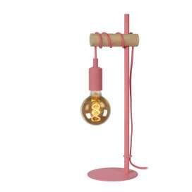 POLA - Lampe de table Chambres d'enfant - Ø 15 cm - 1xE27 - Rose