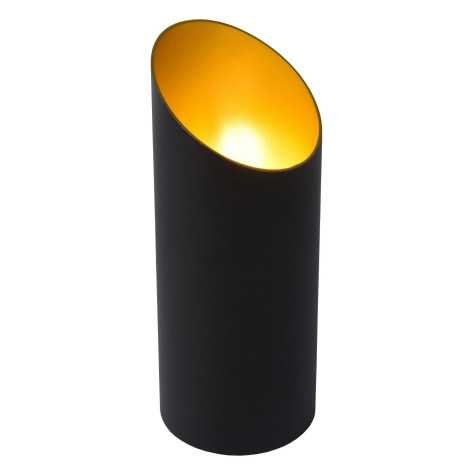 QUIRIJN - Lampe de table - Ø 9,6 cm - 1xE27 - Noir