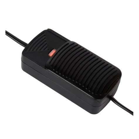 QUIRIJN - Lampe de table - Ø 9,6 cm - 1xE27 - Noir