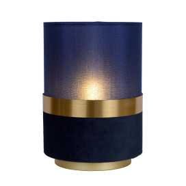 EXTRAVAGANZA TUSSE - Lampe de table - Ø 15 cm - 1xE14 - Bleu