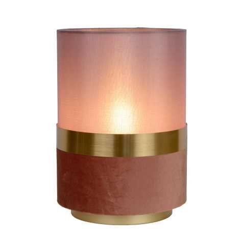 EXTRAVAGANZA TUSSE - Lampe de table - Ø 15 cm - 1xE14 - Rose