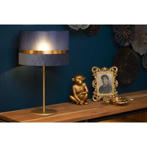 EXTRAVAGANZA TUSSE - Lampe de table - Ø 30 cm - 1xE14 - Bleu