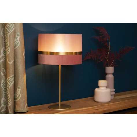 EXTRAVAGANZA TUSSE - Lampe de table - Ø 30 cm - 1xE14 - Rose