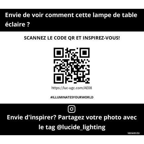 FUNGO - Lampe de table - 1xE27 - Orange