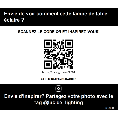 FUNGO - Lampe de table - 1xE27 - Transparent