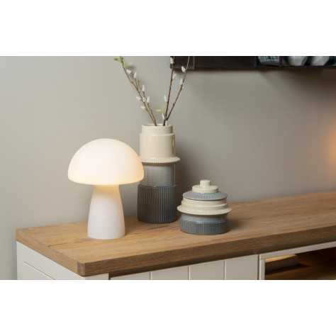FUNGO - Lampe de table - 1xE27 - Opalin