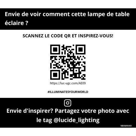 FUNGO - Lampe de table - 1xE27 - Opalin