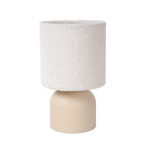 WOOLLY - Lampe de table - Ø 16 cm - 1xE14 - Crème
