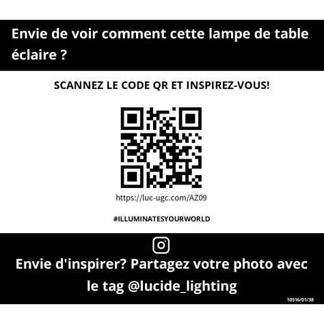 WOOLLY - Lampe de table - Ø 16 cm - 1xE14 - Crème