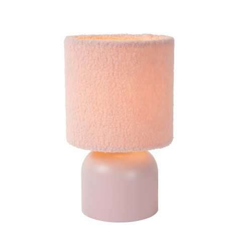 WOOLLY - Lampe de table - Ø 16 cm - 1xE14 - Rose