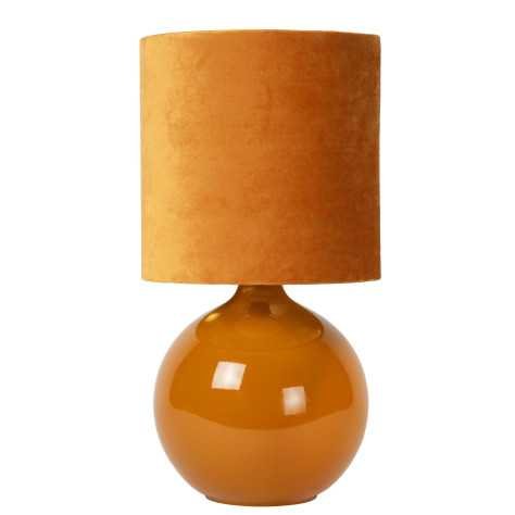 ESTERAD - Lampe de table - 1xE14 - Jaune Ocre