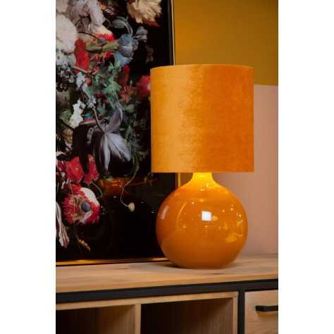 ESTERAD - Lampe de table - 1xE14 - Jaune Ocre
