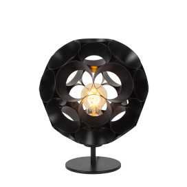 HANNELORE - Lampe de table - Ø 25 cm - 1xE27 - Noir