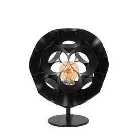 HANNELORE - Lampe de table - Ø 25 cm - 1xE27 - Noir 2