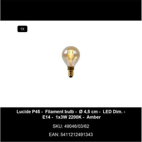 KENAN - Lampe de table - 1xE14 - Bois