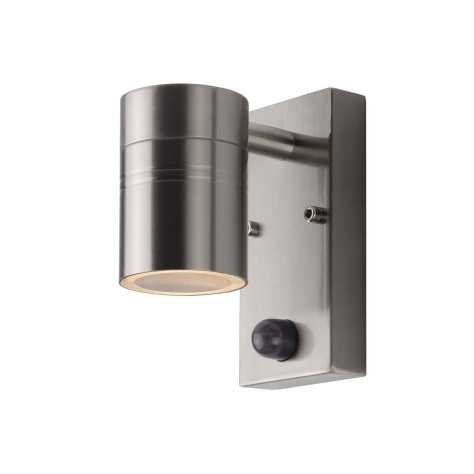 ARNE-LED IR - Spot mural / Applique mural Intérieur/Extérieur - Ø 6,3 cm - LED - GU10 - 1x5W 2700K - IP44Détecteur De M