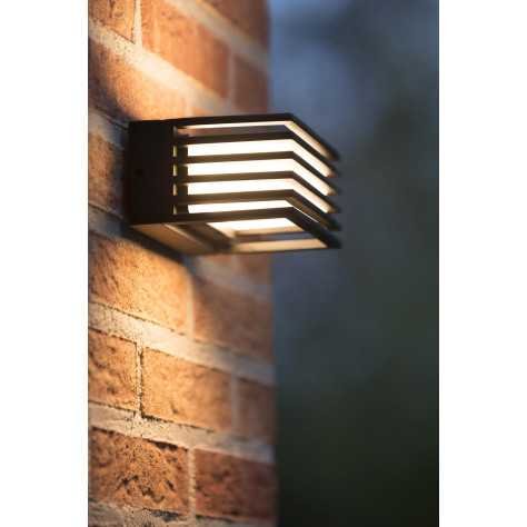 MALTA-LED - Applique murale Intérieur/Extérieur - LED - 1x5,4W 3000K - IP54 - Noir