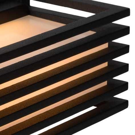 MALTA-LED - Applique murale Intérieur/Extérieur - LED - 1x5,4W 3000K - IP54 - Noir