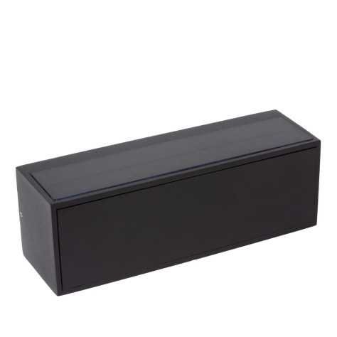 SUTTON - Applique murale Intérieur/Extérieur - LED Dim. - 1x2W 2850K/3150K - IP54 - Détecteur Jour/Nuit - Noir