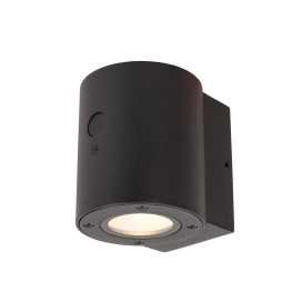 PERTH - Applique murale Intérieur/Extérieur - LED Dim. - 1x1W 2850K/3150K - IP65 - Détecteur Jour/Nuit - Noir