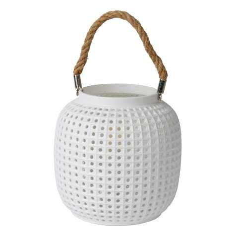 SAFIYA - Lampe de table - Ø 16,5 cm - 1xE14 - Blanc