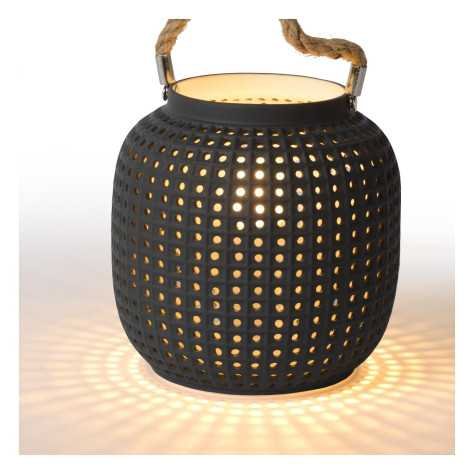 SAFIYA - Lampe de table - Ø 16,5 cm - 1xE14 - Gris
